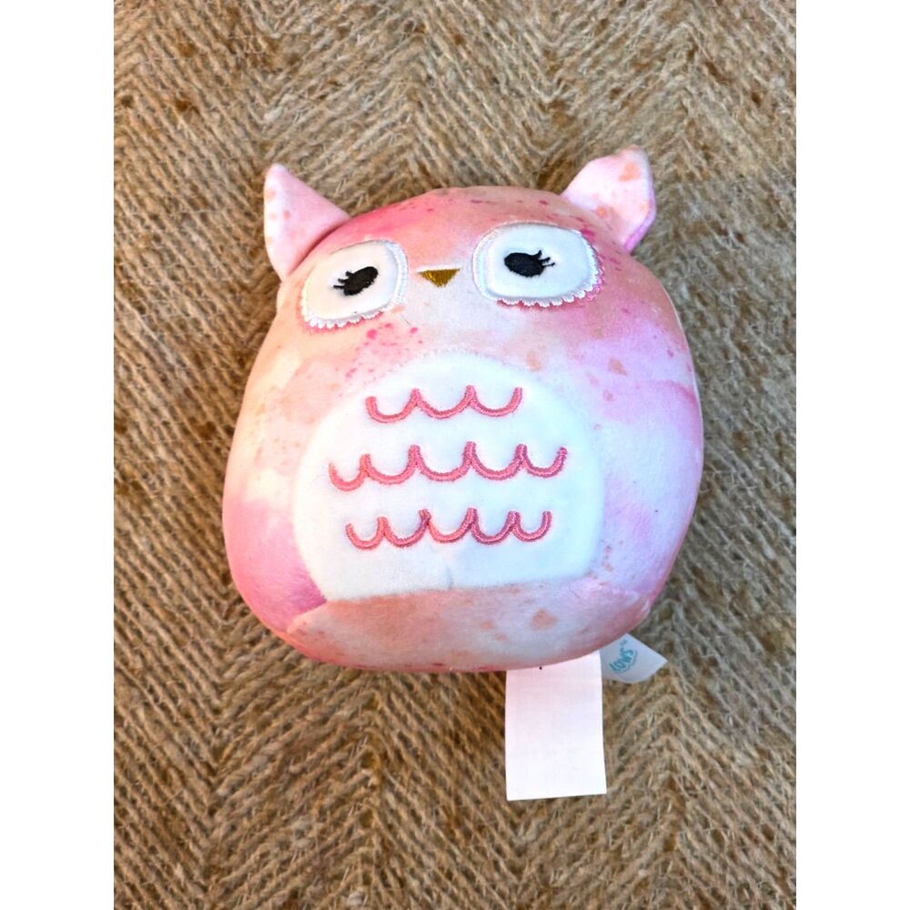 Squishmallows Olalla the Pink Tie-Dye Owl 5" Plush